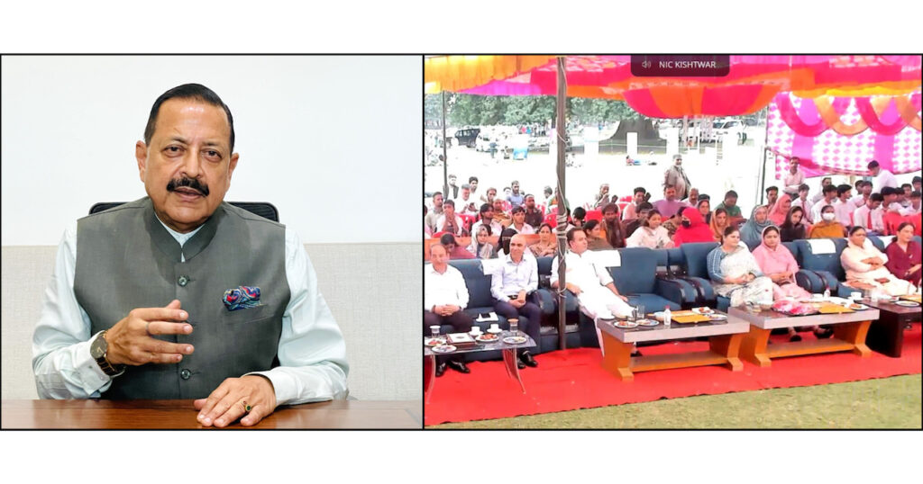 Kishtwar’s remote Marwah symbolises aspirational rise of rural India: Dr Jitendra