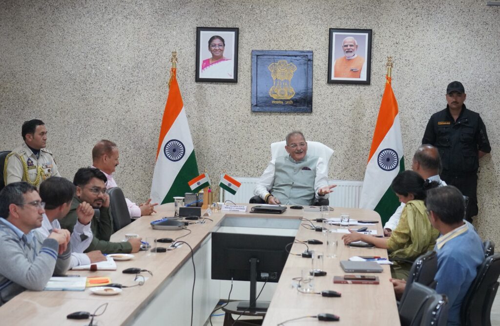 Holistic Growth of Ladakh Hinges on Health, Education & Tourism: LG Kavinder Gupta