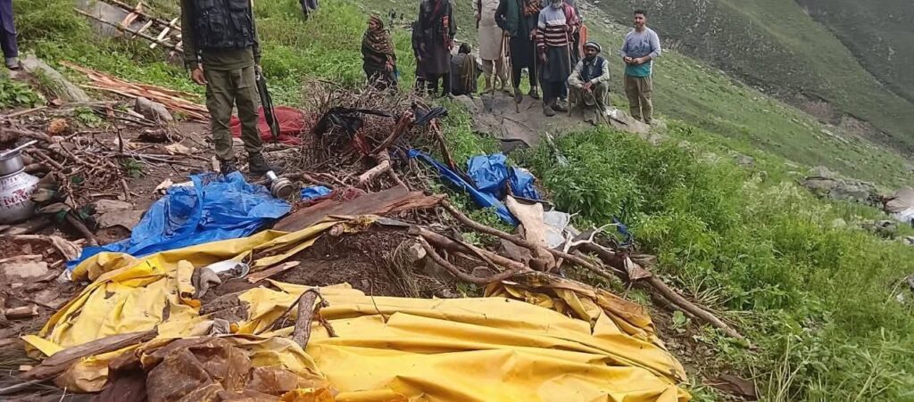 Two dead, as many injured after tree falls on tent in Kulgam