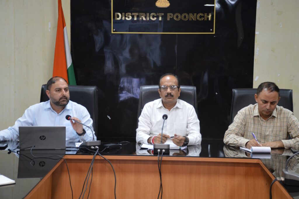 ADDC Poonch reviews preparations for Human Chain, Tiranga Rally and Concert under Har Ghar Tiranga Campaign 2025