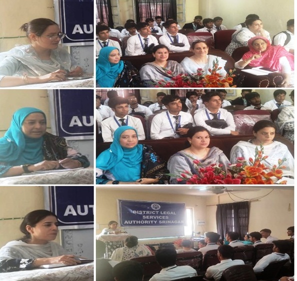 Awareness programme to sensitize students on critical legal & social issues held at GBHSS Hazratbal