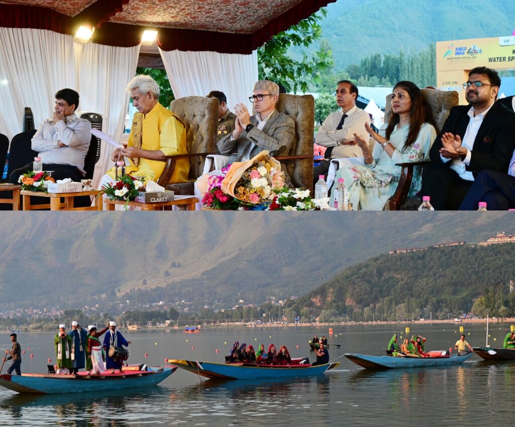 CM Omar Abdullah hails inaugural Khelo India Water Sports as “yet another historic sports event in J&K”