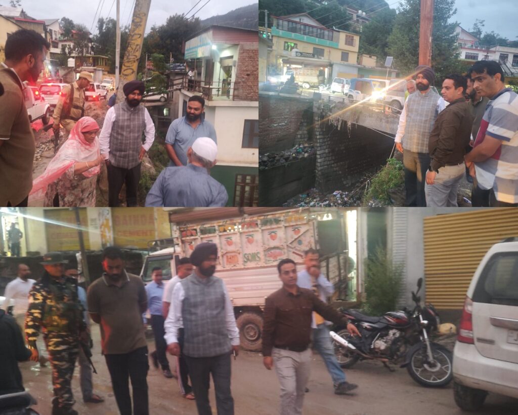 DC Doda visits rain-affected areas, directs immediate restoration of services