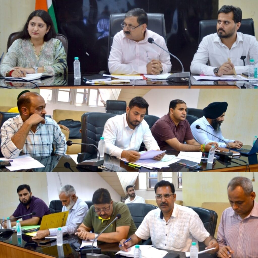 DC Poonch reviews Change of Land Use (CLU) cases
