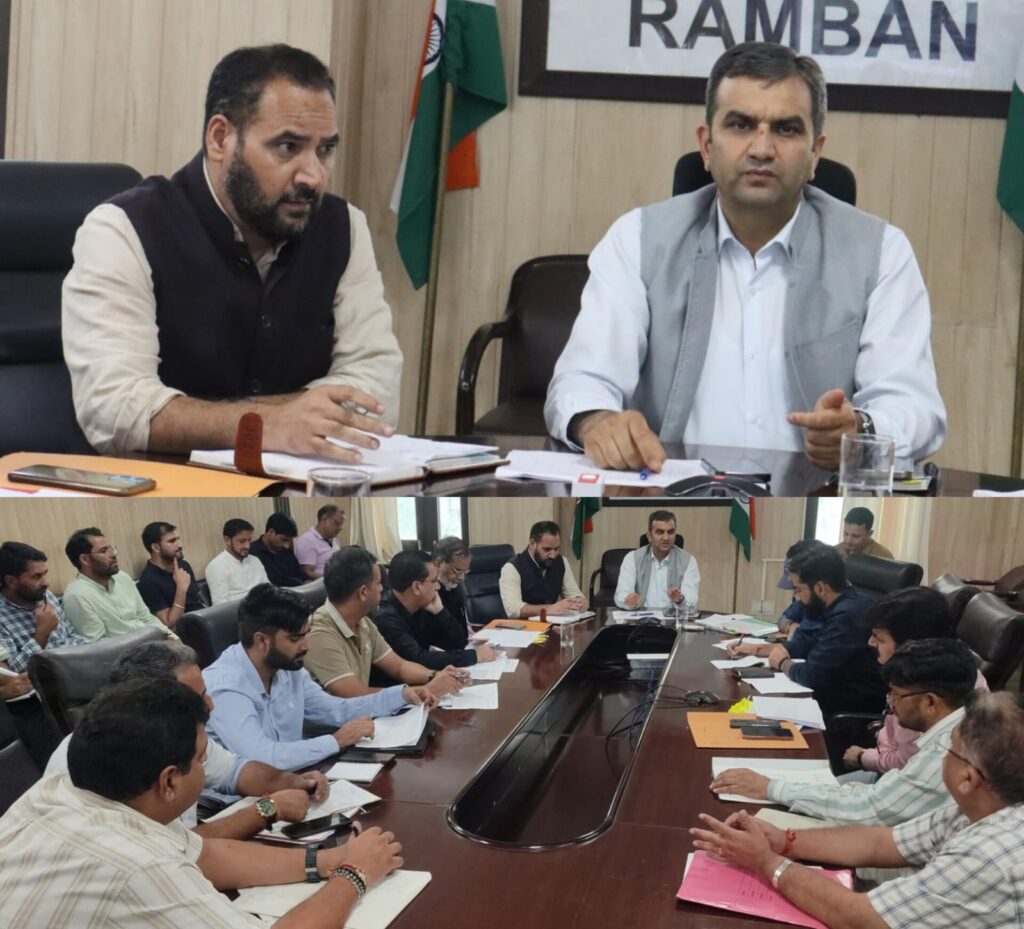 DC Ramban sets timeline for execution of District Capex Budget 2025-26 works