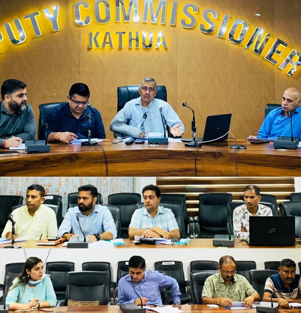 DC Kathua reviews implementation, progress of PMAY in rural, urban areas