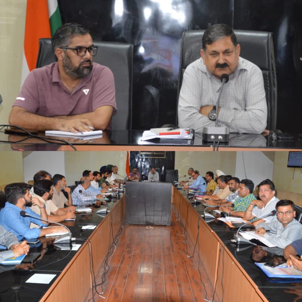 DC Poonch reviews progress of Agriculture, Allied Sector Schemes in district