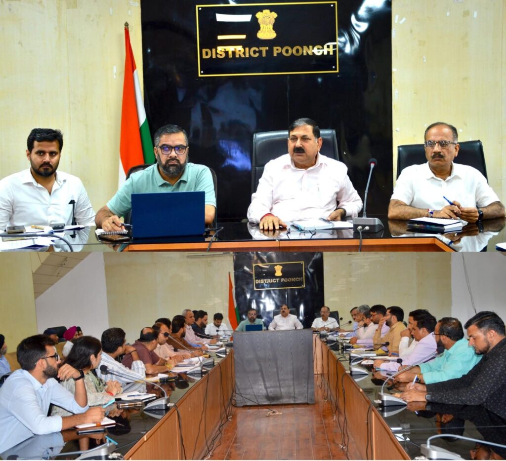 DDC Poonch reviews implementation of beneficiary oriented schemes, financial inclusion initiatives