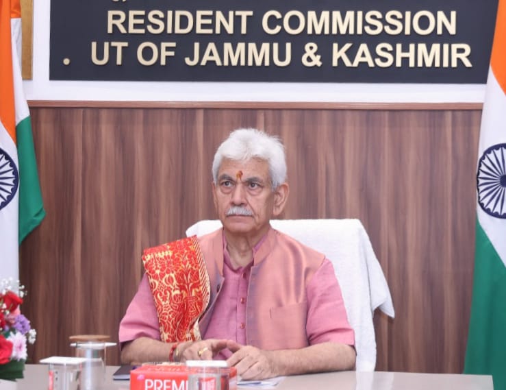 LG Manoj Sinha expresses grief over death of 2 policemen in road accident