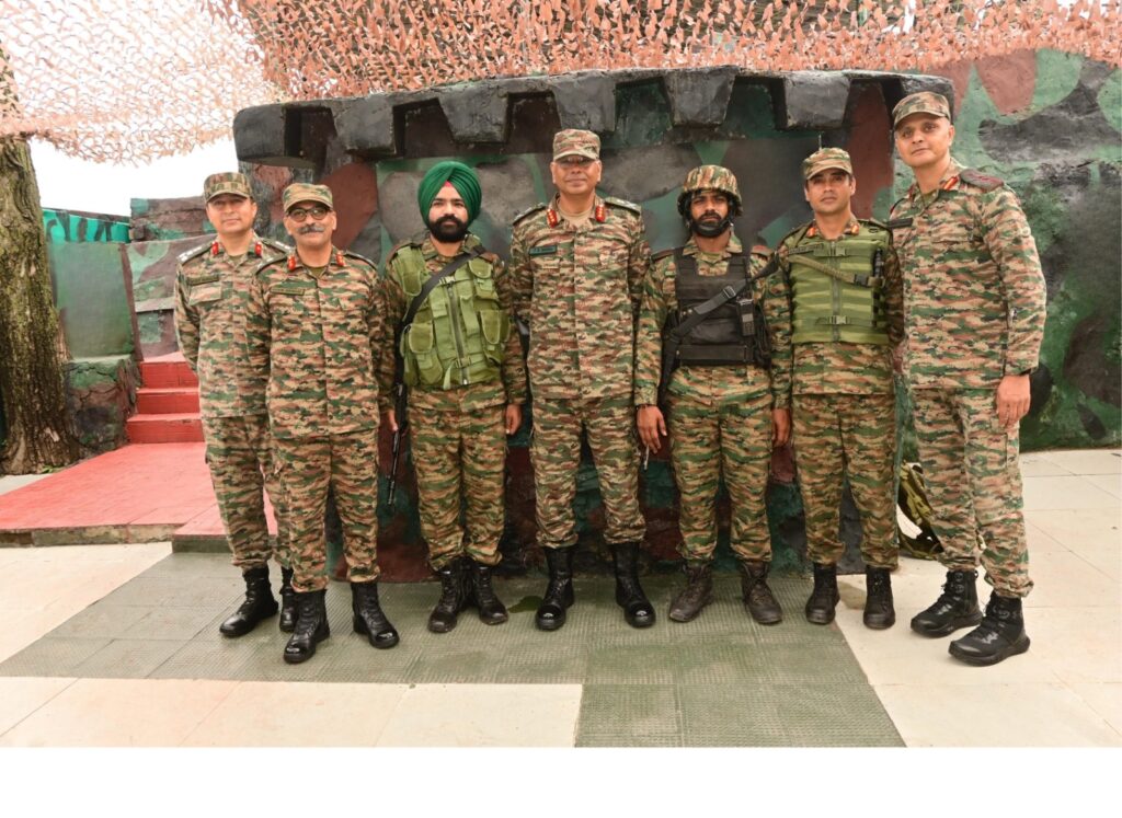 White Knight Corps GOC reviews security in Poonch