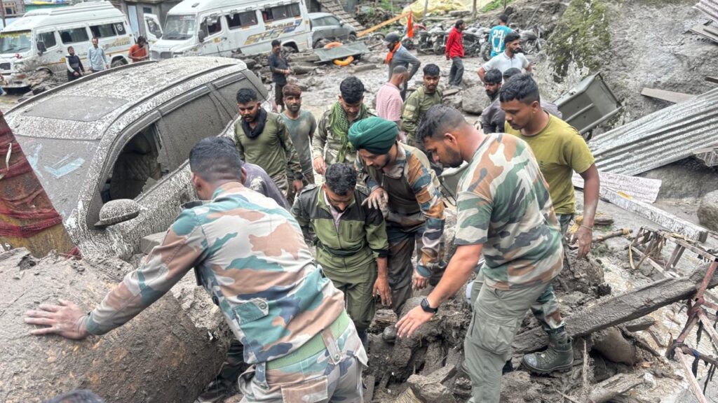 Indian Army leads rescue operations after Kishtwar cloudburst