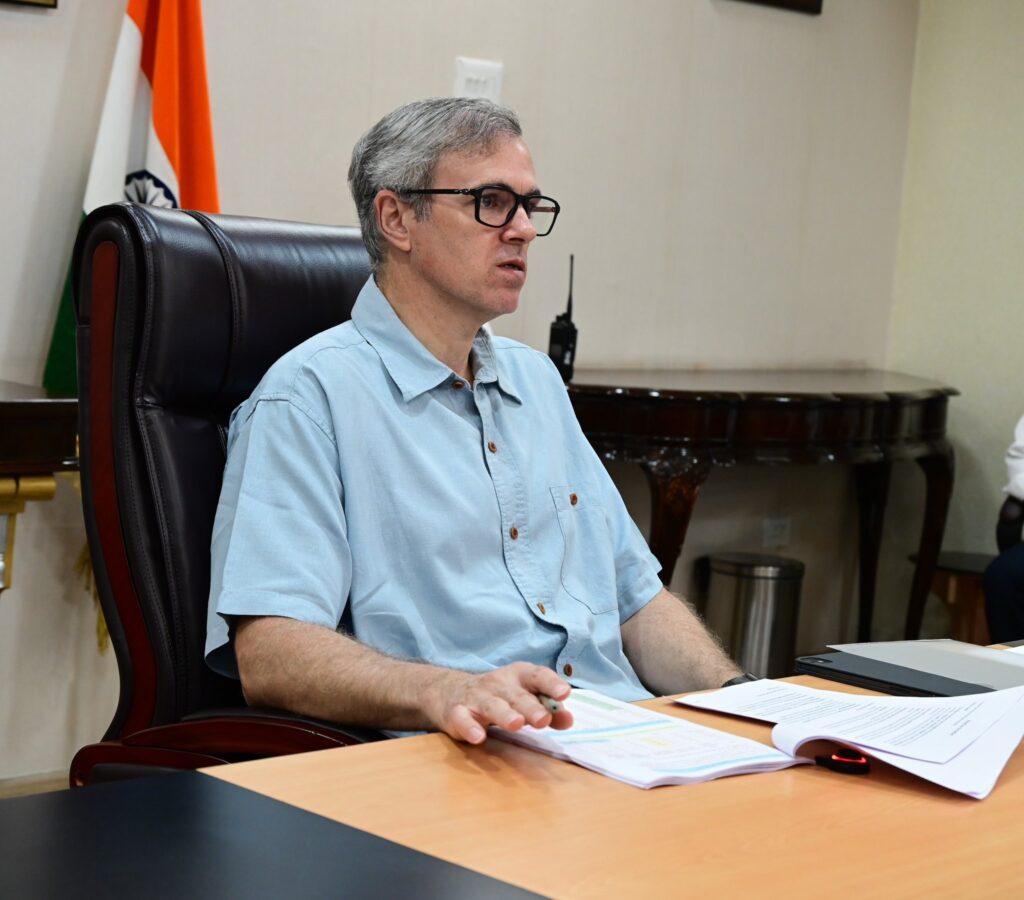 CM Omar Abdullah puts all departments on high alert amid heavy rains in J&K
