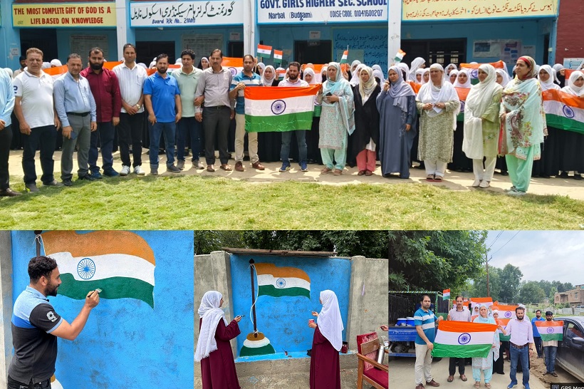 Har Ghar Tiranga campaign begins with patriotic fervour across Budgam