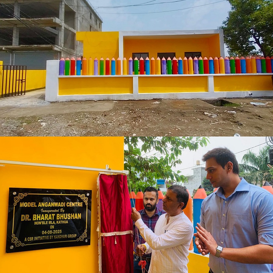Kathua Administration dedicates Model Anganwadi Centre at Kabir Nagar