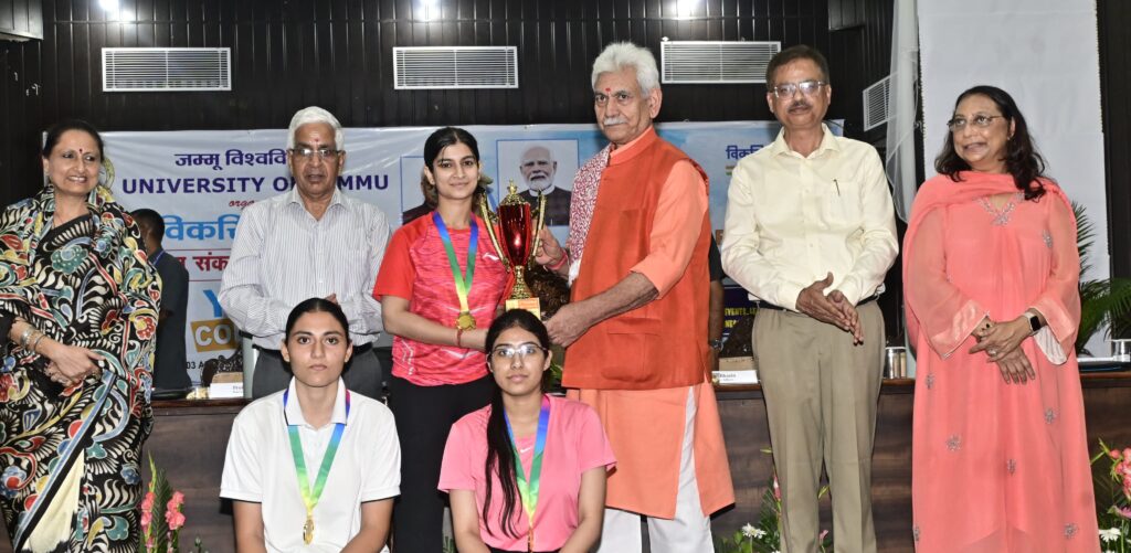 Lt Governor addresses Viksit Bharat-Yuva Connect Programme’s Valedictory Event at Jammu University