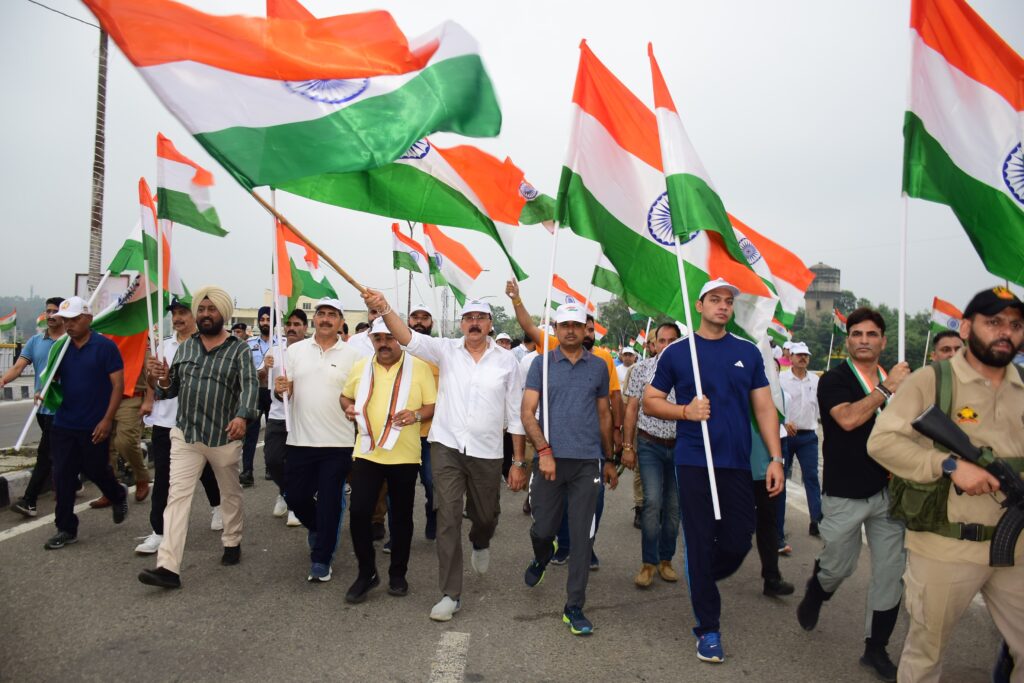 Har Ghar Tiranga 2025: Div Com flags off Maha Tiranga Yatra in Jammu