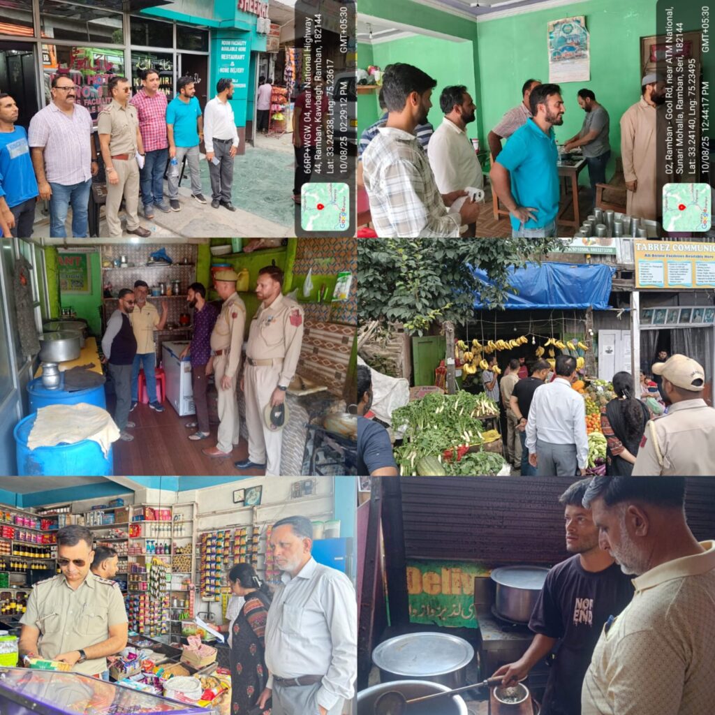 Market inspections intensified across Ramban District