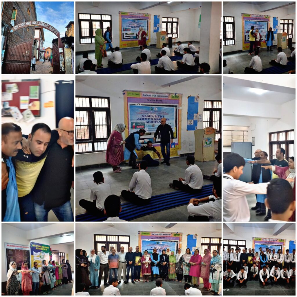 Nasha Mukt J&K Abhiyan: Awareness programme on drug abuse held at GBHSS Khanyar & GGHSS Nowpora