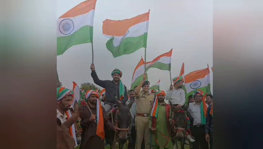 LG Manoj Sinha lauds Tiranga Horse Rally organised by nomadic tribals in Rajouri