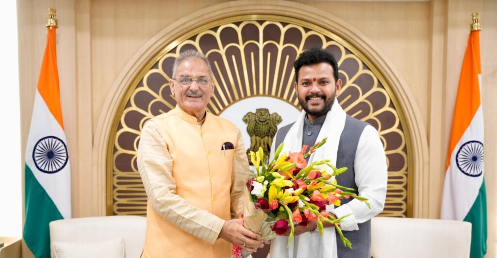 LG Kavinder Gupta meets Union Civil Aviation Minister in Delhi