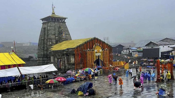 Kedarnath Yatra suspended for three days due to heavy rain alert