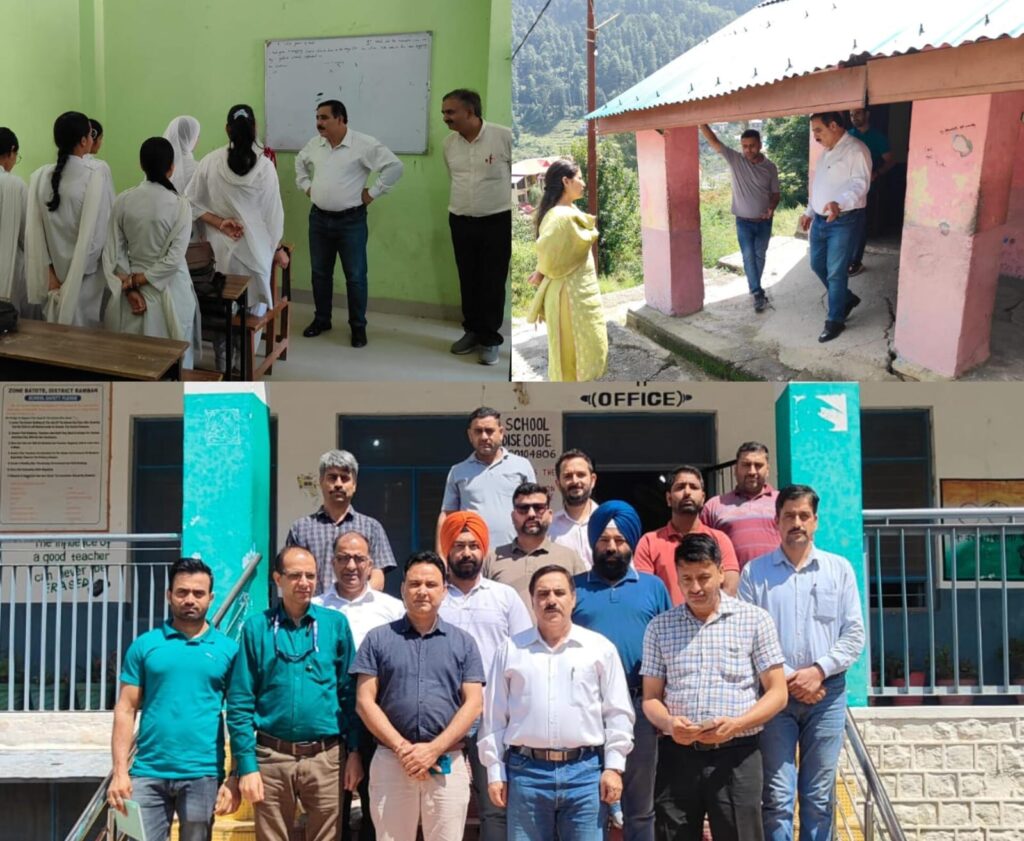 CEO Ramban inspects Schools to ensure safe reopening post-rainfall