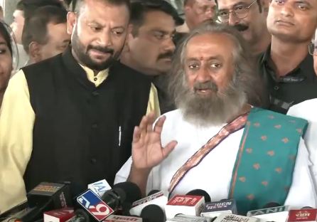 Possible an international conspiracy; in touch with followers in Nepal, says spiritual guru Sri Sri Ravi Shankar