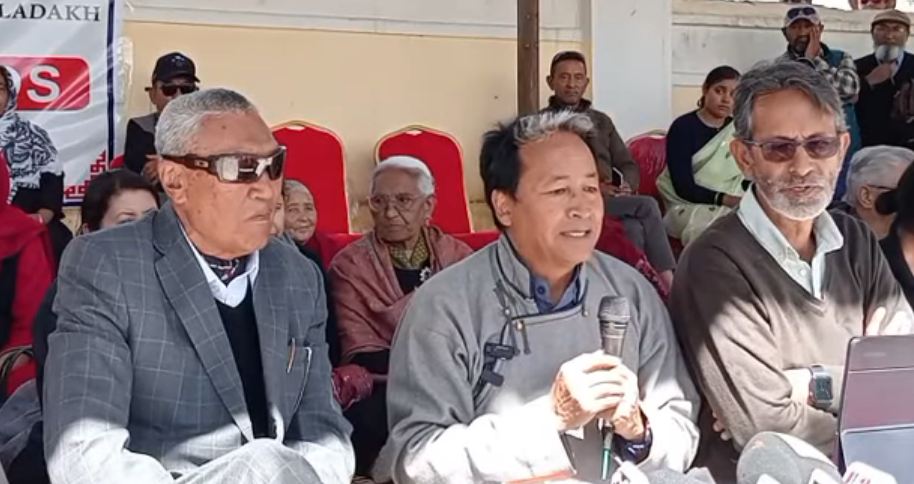 Sonam Wangchuk, Leh Apex Body sit on fast in Leh over demand for Ladakh’s statehood