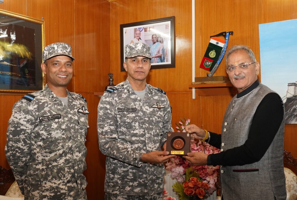 Air Vice Marshal visits IAF station in Leh; meets LG, GoC