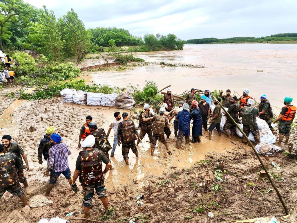 Over 5,500 civilians rescued in flood-hit J&K;, Punjab; 27 tons of essential supplies delivered: Army