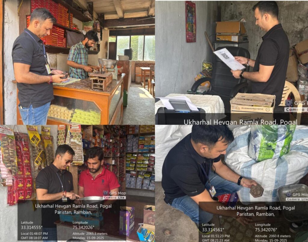 LMD team conducts enforcement drive in Ramban district