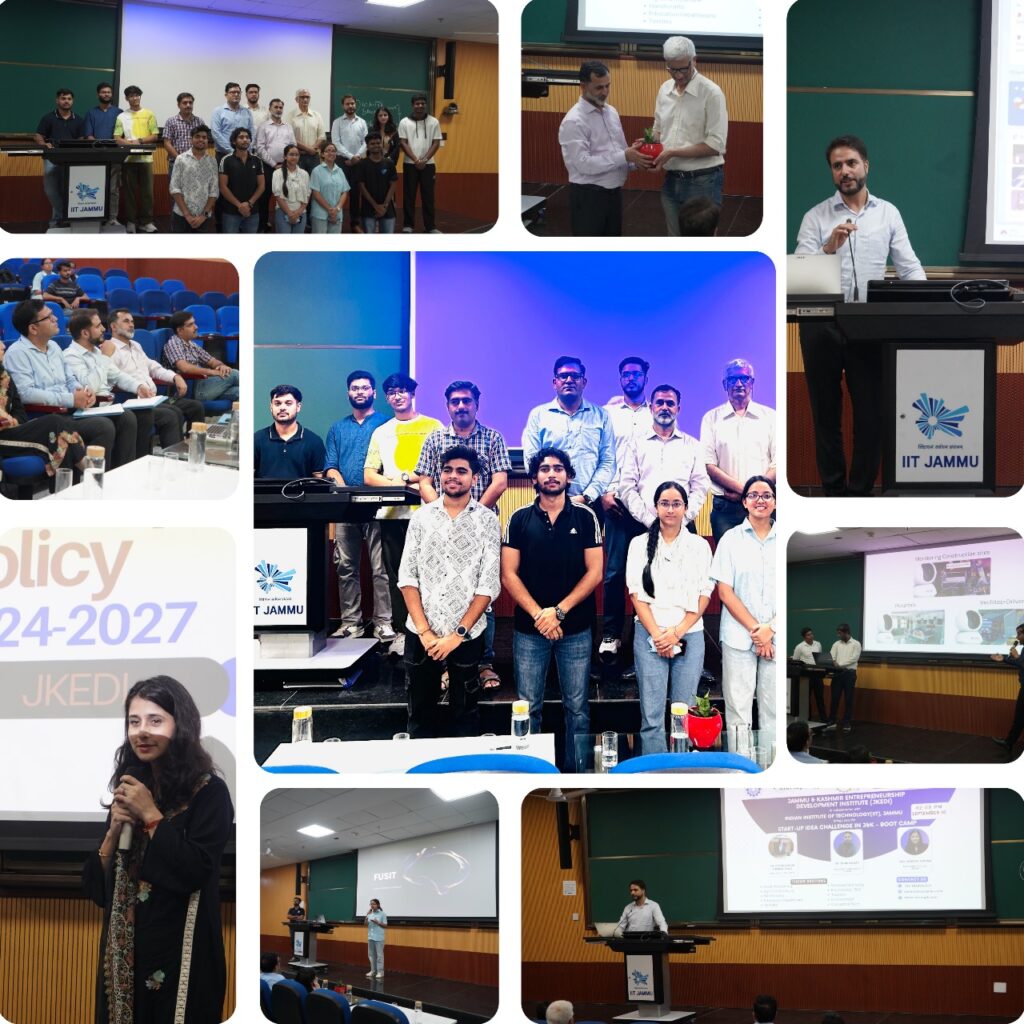 JKEDI organises Startup Bootcamp under Idea Challenge at IIT Jammu