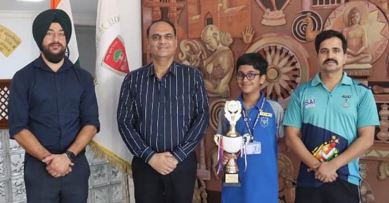 Heritagean Samar Dev Bansal Shines in JK UT Ranking Table Tennis Championship