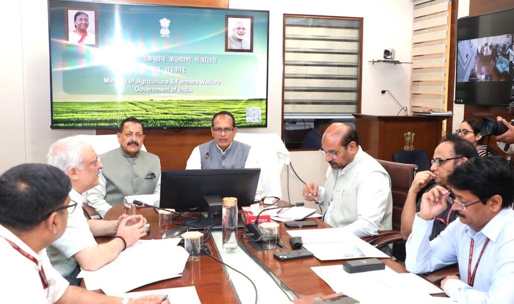 Shivraj Chouhan, Dr Jitendra announce relief for flood affected J&K farmers