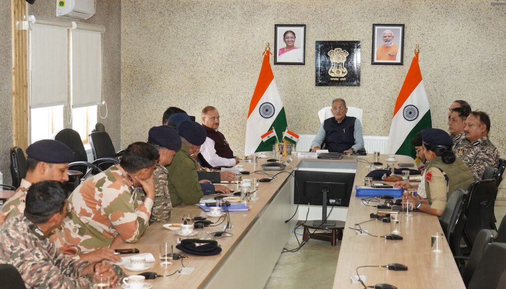 LG Kavinder Gupta Chairs Security Review Meeting in Ladakh, Urges Collective Responsibility for Peace and Development