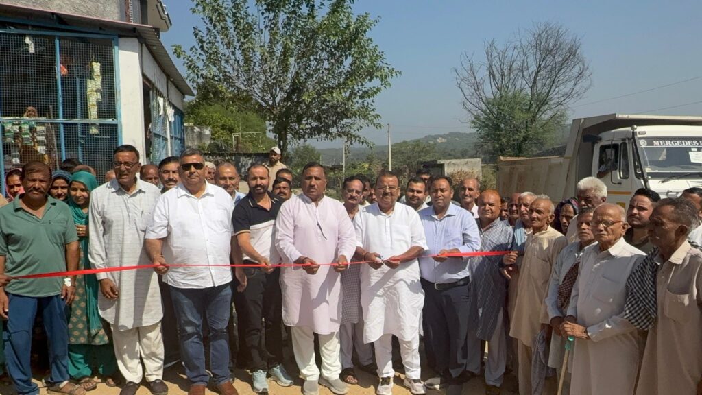 Ganga Kick Starts Blacktopping of Three Roads in Vijaypur Constituency