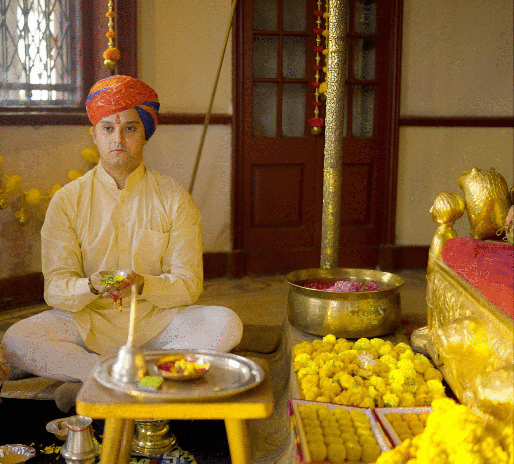 Traditional Dussehra Rituals Performed at Amar Mahal Palace