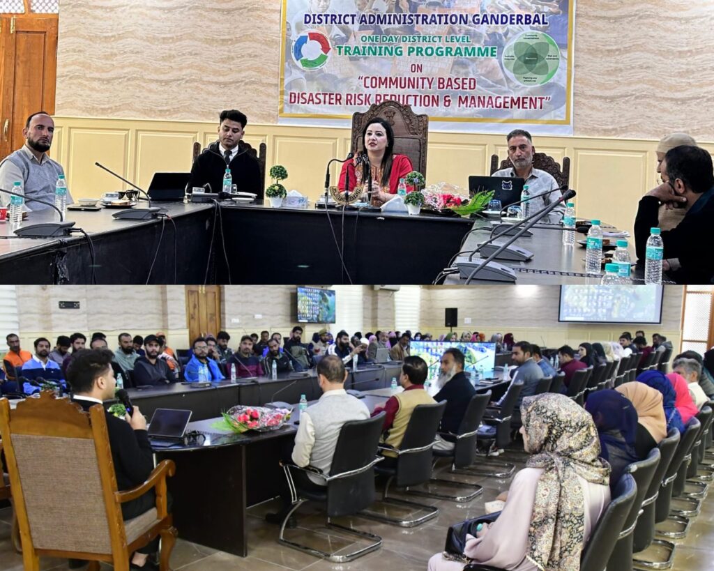 CBP on Community-Based Disaster Management held at Ganderbal