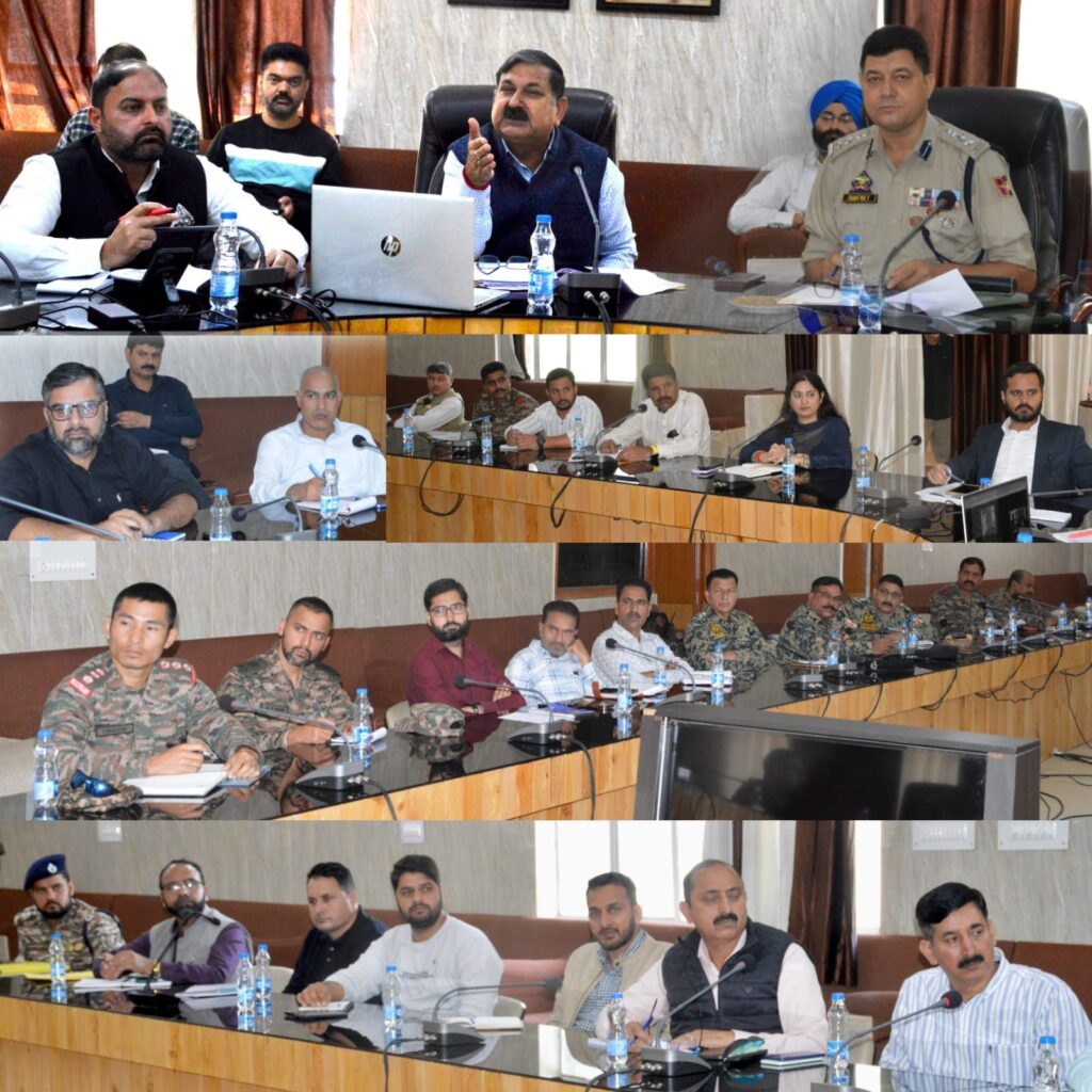 DM Poonch reviews security scenario, infrastructure development in border areas