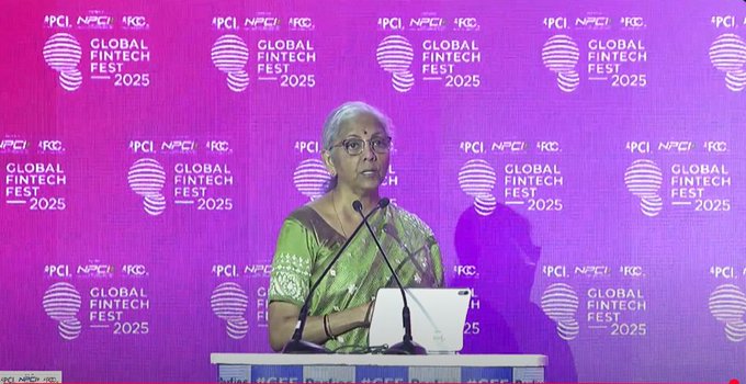 Finance Minister Nirmala Sitharaman launches foreign currency settlement system at GIFT City, calls for responsible AI-driven fintech growth at GFF 2025