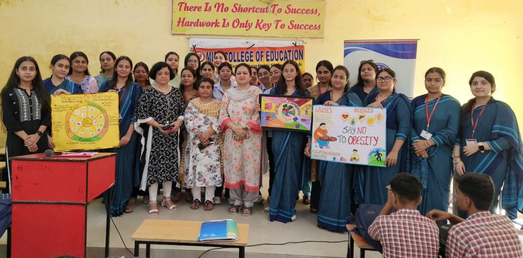 MIER College of Education Celebrates ‘Poshan Maah’ at GMHSS Domana