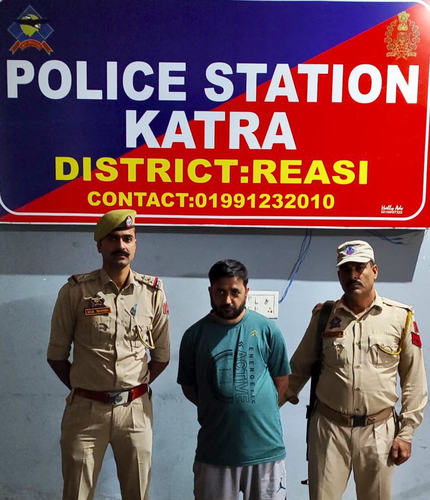 Reasi Police Nab Notorious Heroin Peddler in Katra