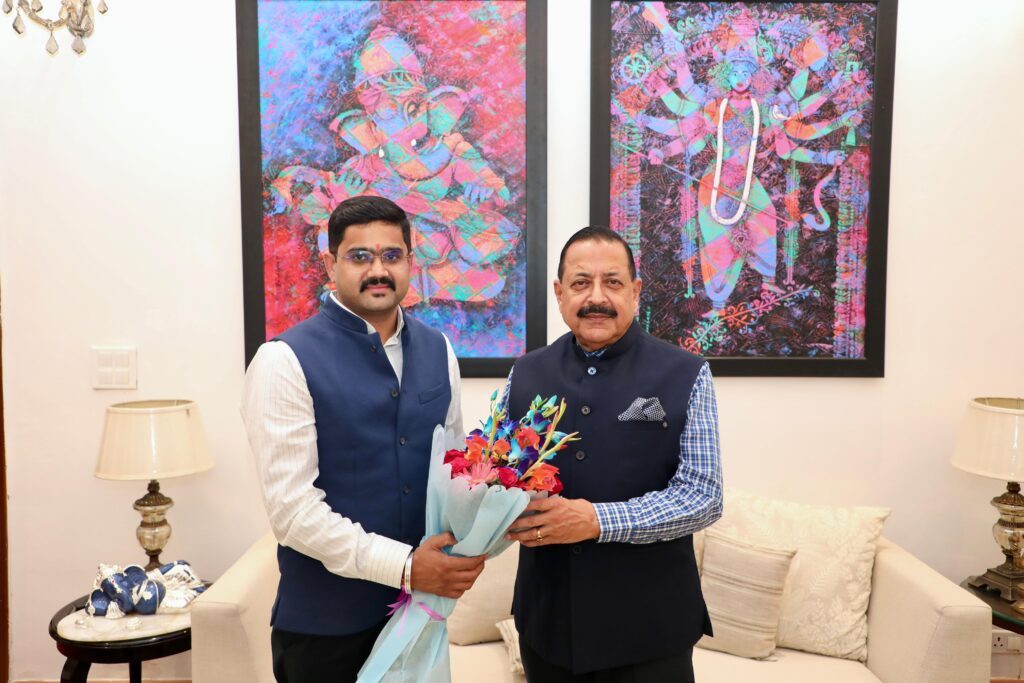 Ankit Gupta Meets Dr. Jitendra Singh to Discuss Jammu & Kashmir Development Roadmap