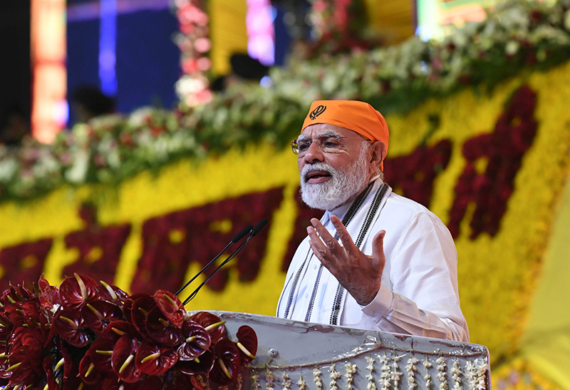 Guru Tegh Bahadur’s martyrdom for protection of faith, humanity will forever illuminate our society: PM Modi