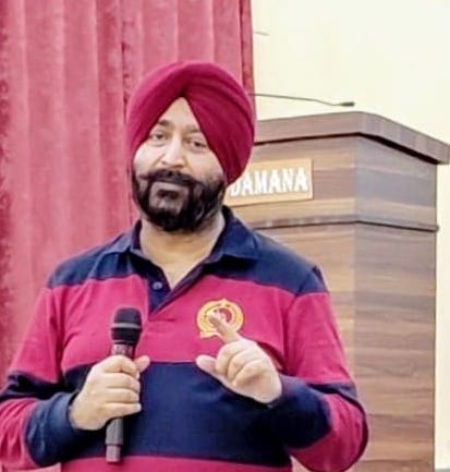 Beyond Battlefield: Pradeep Dutta Inspires APS Domana Students on Power of Narrative Warfare