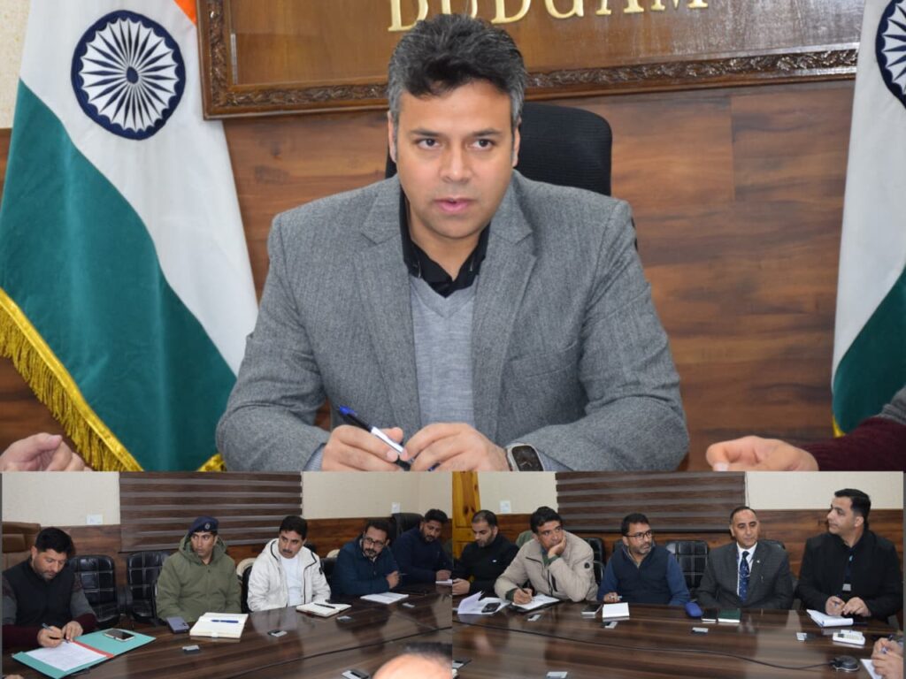 DC Budgam chairs meeting on Armed Forces Flag Day Observance