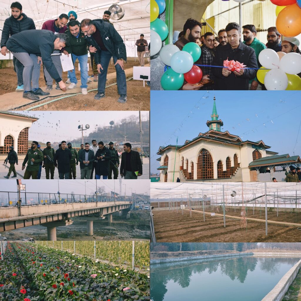 DC Budgam Visits Charari Sharief, Chadoora areas; Conducts review of HADP Agri Projects, Shrine Development Works