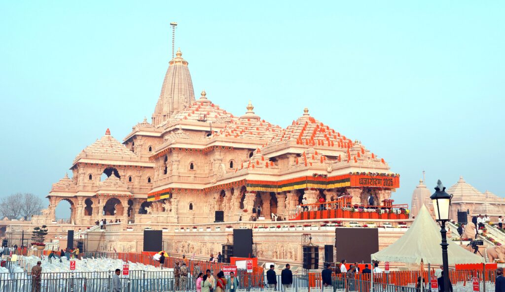 ‘Dhwaj Arohan’ at Ram temple symbolises timeless values of ‘Ram Rajya’, victory of faith: CM Yogi Adityanath