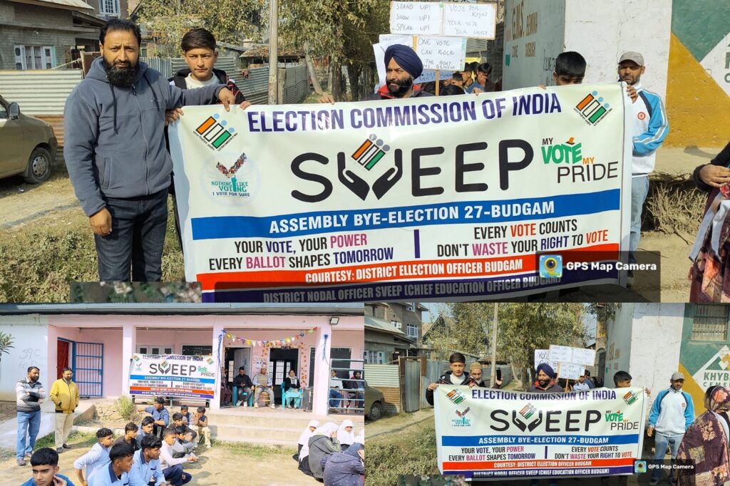 Voter Awareness Programme under SVEEP held at Bemina to Encourage Voter Participation