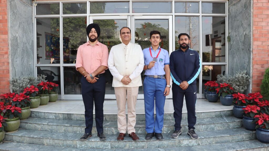 Puneesh Puri Once Again Brings Glory to Heritage School at CBSE North Zone II Roller Skating Championship 2025
